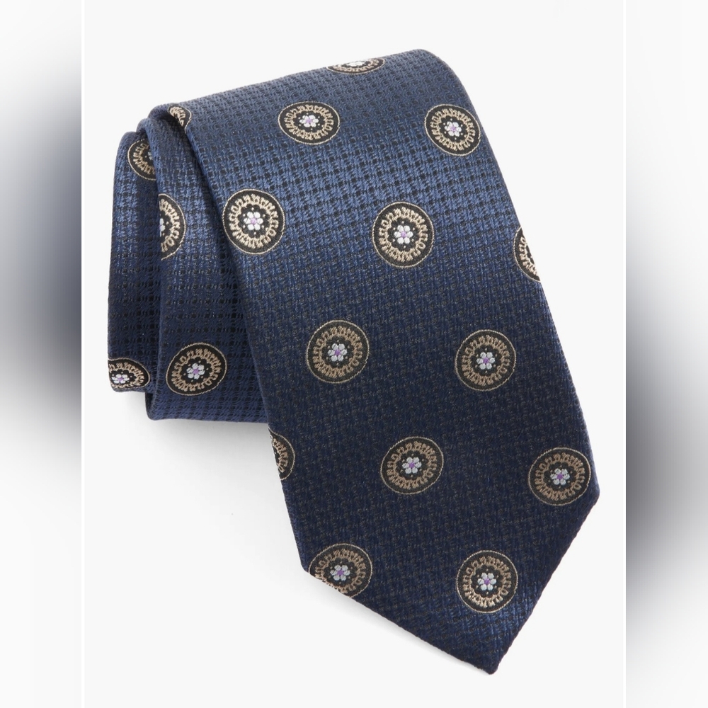 Canali Canali Medalion Silk Tie
